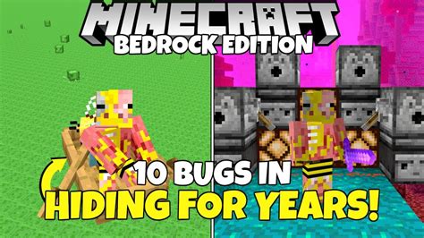 These 10 Bugs Have Been Hiding In Plain Sight For Years Minecraft
