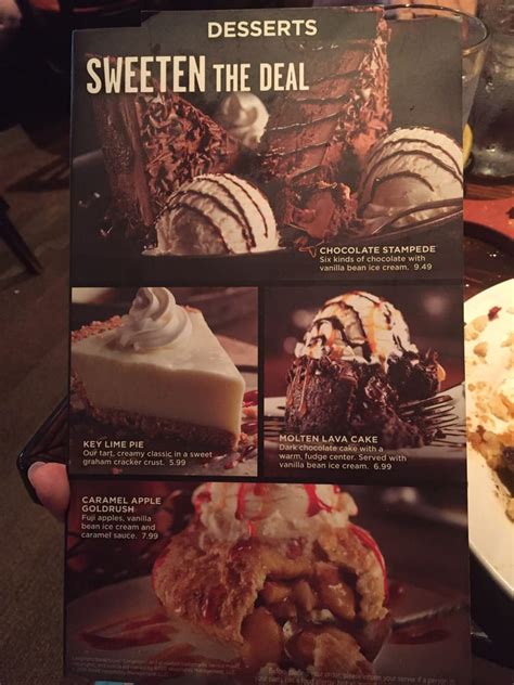 See more ideas about longhorn steakhouse, steakhouse recipes, longhorn steakhouse recipes. Dessert menu - Yelp