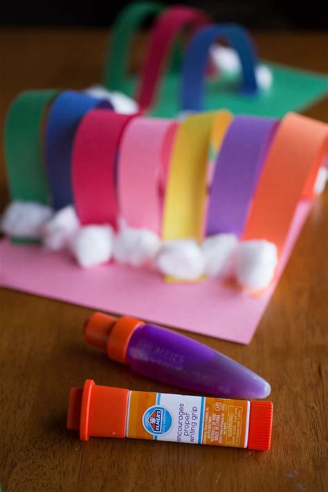 Rainbow Preschool Craft With Elmers Early Learners The Nerds Wife