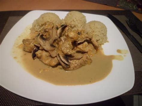 Putengeschnetzeltes mit Reis und fruchtiger Currysauce RDT 15 01 14 von