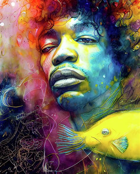 Jimi Hendrix Electric Ladyland Painting By Bob Orsillo Fine Art America