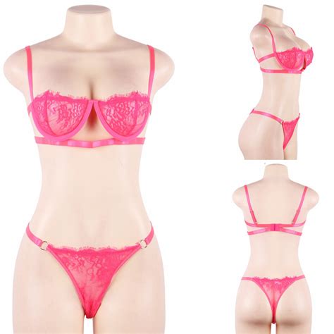 Comeonlover Sexy Intimate Lace Underwire Push Up Lingerie Underwear Hot