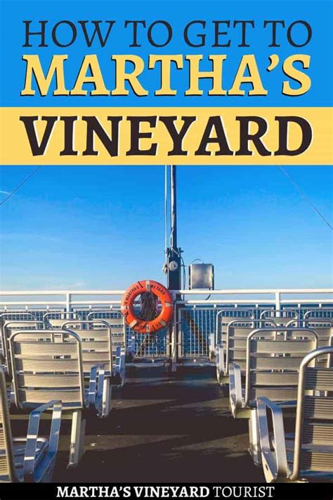 So you'll need to take a ferry, or fly here. Getting To/From Martha's Vineyard - Martha's Vineyard Tourist