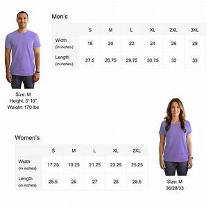 Unisex Shirt Size Chart Vs Womens Greenbushfarm Com