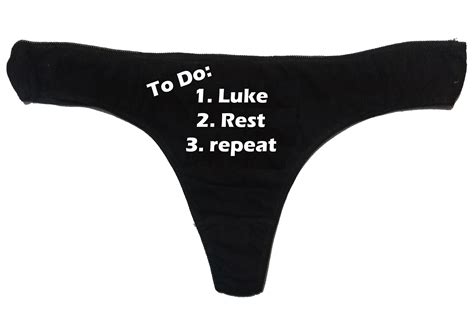 Things To Do Thong Funny Rude Ladies Underware Sex Slave Etsy