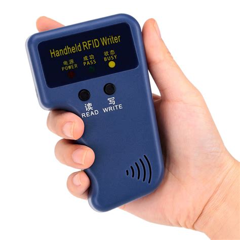 125Khz Handheld RFID Reader And Writer Blue LatestGadget