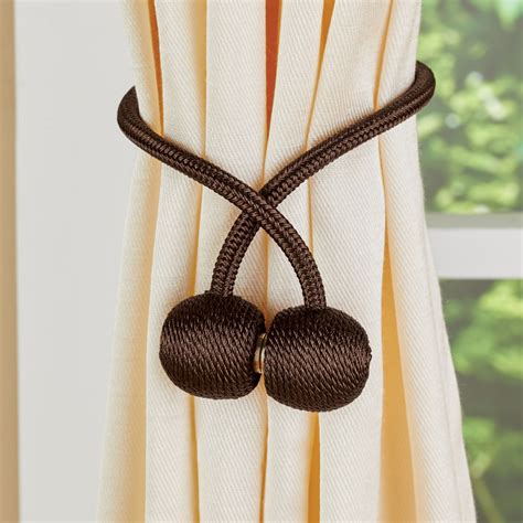 Magnetic Curtain Tiebacks Set Of 2 Collections Etc