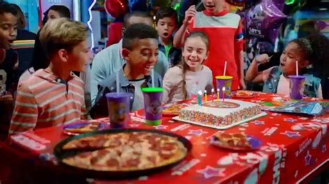 Chuck E Cheeses All You Can Play Birthdays Tv Commercial Ticket