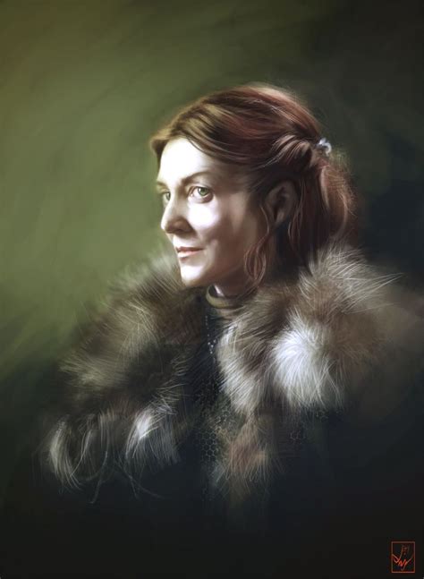 Catelyn Stark Fan Art Catelyn Stark Portrait Game Of Thrones