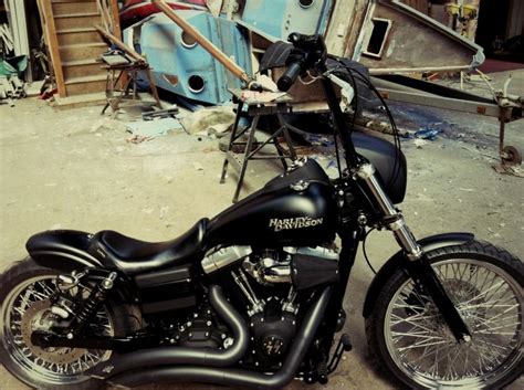 Ape hangers are cool and all, but i think those are a little overboard. Dyna Ape Hangers photos ? - Page 11 - Harley Davidson Forums