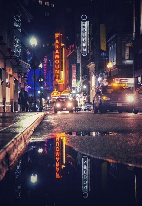 Theres Just Something About The City At Night After The Rain OC
