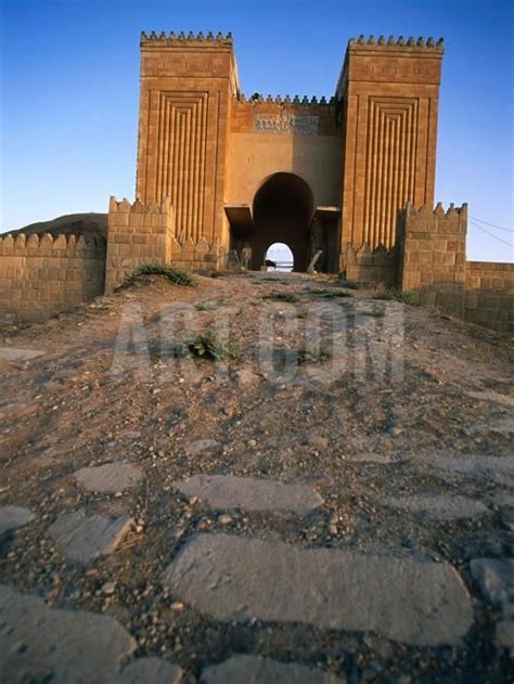 Gates Of Ancient City Of Nineveh Now Mosul The Third Capital Of