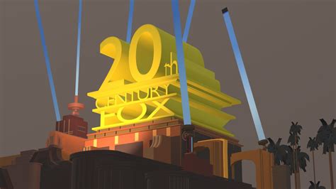 20th Century Fox Logo 2009 V3 Download Free 3d Model By Tomas2013