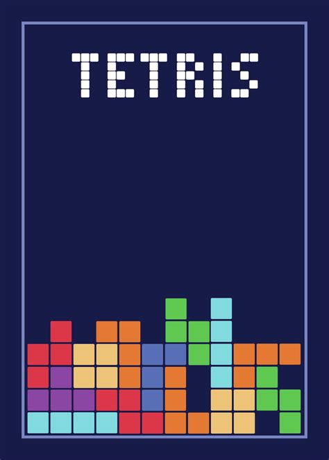 Poster Affiche Tetris Cadeaux Et Merch Europosters