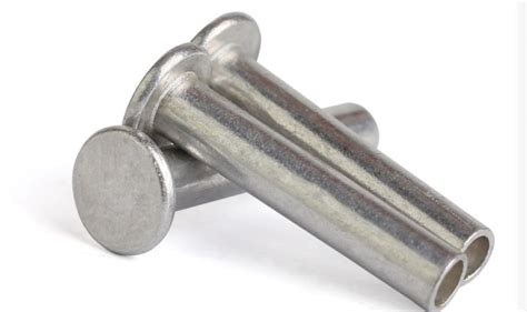 Aluminum Alloy Semi Tubular Rivet M1 M60 Size Lightweight With Non Magnetic