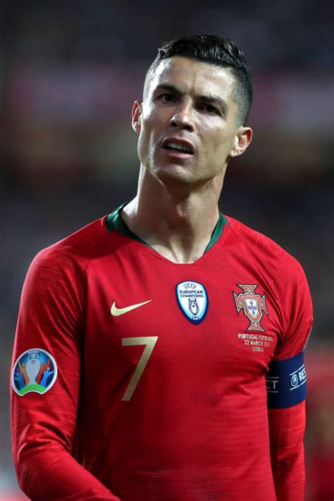 Portugals Forward Cristiano Ronaldo Looks On During The Uefa Euro 2020