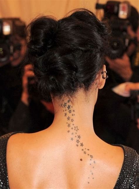The mandala like flower with leaves around looks vicious and sexy. 15 Pretty Neck Tattoos for Women - Pretty Designs