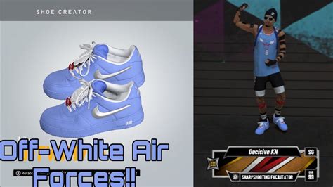 How To Make Off White Air Force 1s Mca Hypebeast In Nba 2k20 Youtube