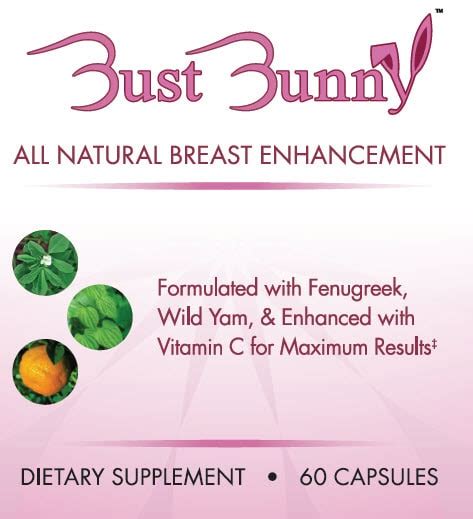 3 Month Supply Of Breast Enlargement Supplement Bust Bunny