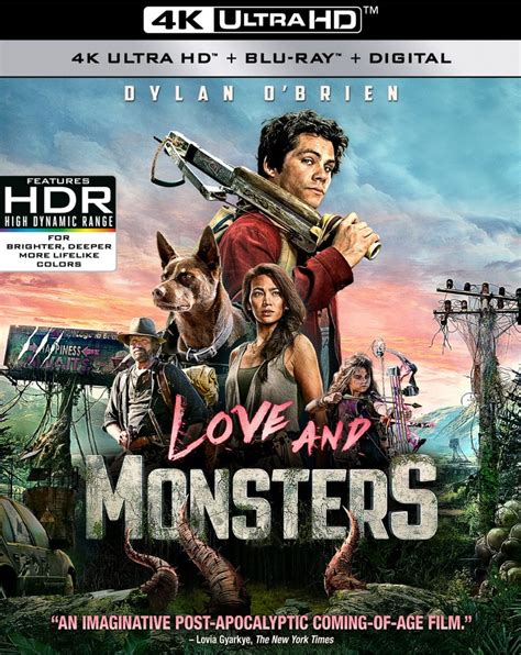 Premiering at home and in select theaters get ready for a monstrous journey of a lifetime! Love and Monsters Comes to 4K UHD Next Month - Cinelinx ...