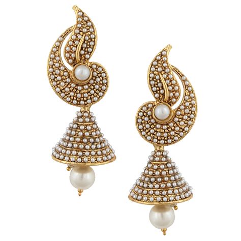 latest jhumka earrings designs in 2017 - Sari Info