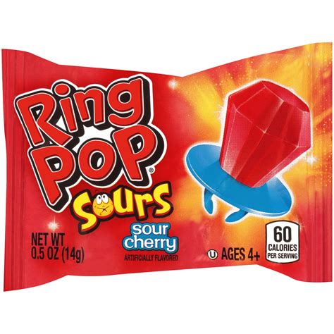 Buy Ring Pop Sours Individually Wrapped Back To School Bulk Lollipop