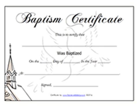 Select a template design that you like. Free Printable Baptism Certificates Blank Template