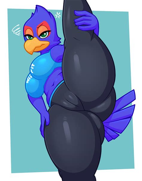 Rule 34 2020 Acstlu Anthro Ass Avian Beak Big Butt Bird Blue Body