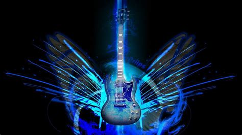 Blue Electric Guitar Wallpaper Images And Pictures Becuo Blues Guitar