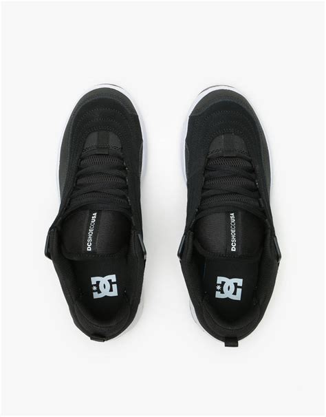 Dc Williams Slim Skate Shoes Blackwhite