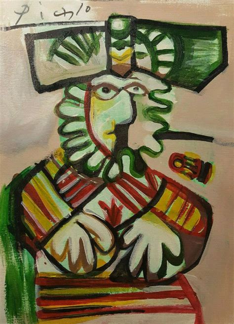 Sold Price Pablo Picasso Cubism Drawing Oil Portrait Signed January Pm Cet