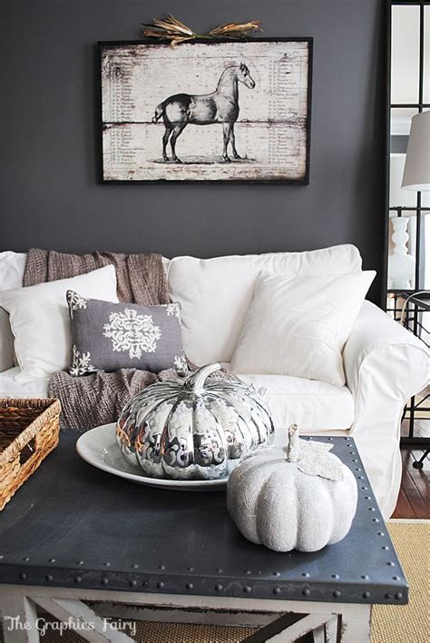 Finding Fall Home Tour With Bhg Our Fall Decor Grey