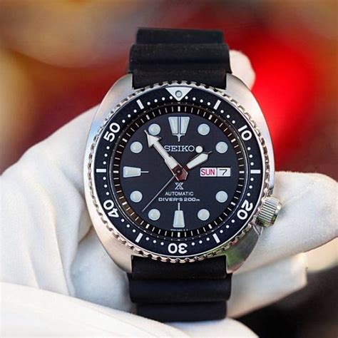 seiko srpe93k1 prospex turtle automatic diver s 200m black dial black silicone men s watch old