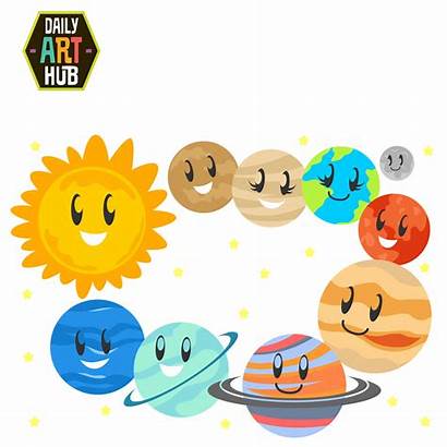 Solar Planets System Clip Clipart Cliparts Space