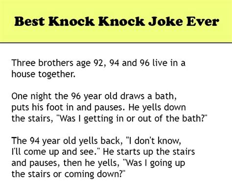 Best Knock Knock Joke Ever ... - Wititudes