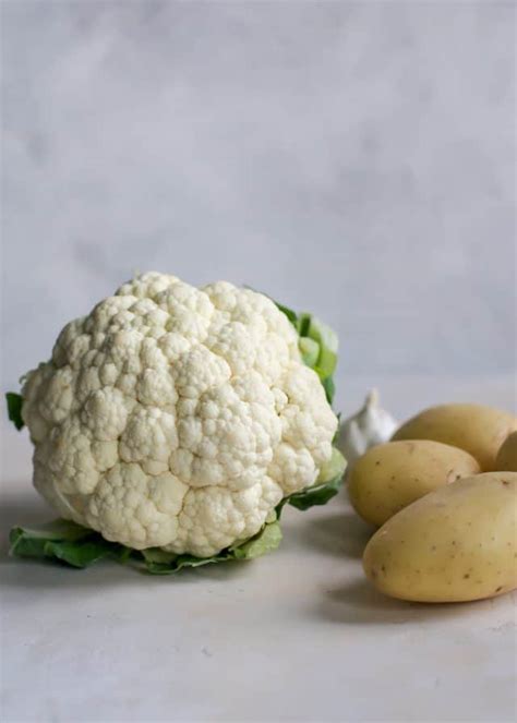 Roasted Garlic Cauliflower Mashed Potatoes Fit Mitten Kitchen
