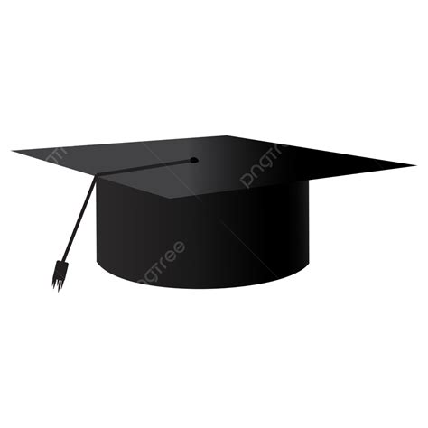 Wisuda Square Akademik Topi Diploma Gambar Png