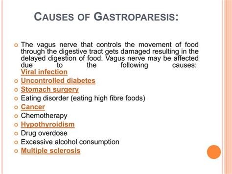 Gastroparesis Causes Symptoms Diagnosis And Treatment