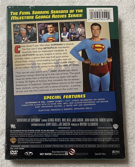 The Adventures Of Superman Complete Fifth And Sixth Seasons Dvd New 5th
