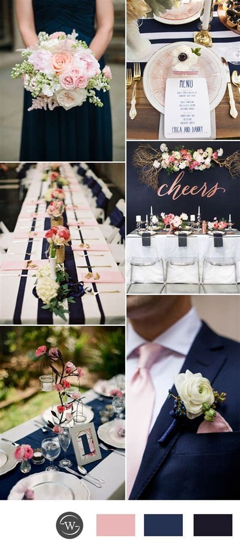 Stunning Navy Blue Wedding Color Combo Ideas For 2017 Trends Wedding