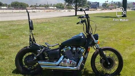 That's my 2 cents anyway. Honda Shadow 750 spirit bobber project with sissy bar ...