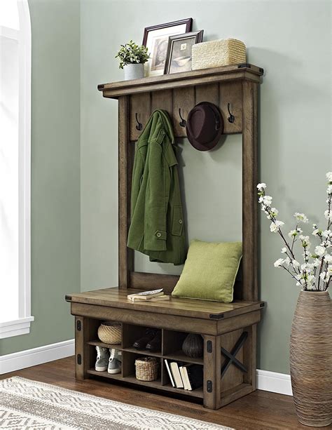 So, you can choice to build (steps) or to buy ($194.99) a beautiful round tree bench… How to Create an Instant Mud Room in Your Home | The Creek ...