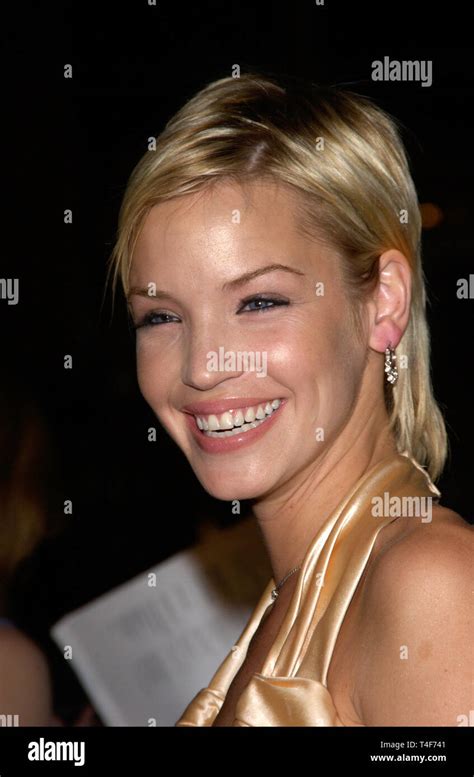 Los Angeles Ca March 29 2004 Actress Ashley Scott At The World