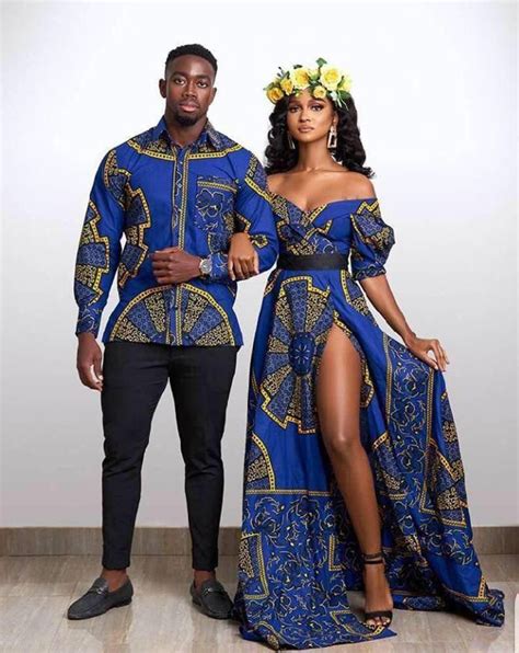 Couples African Wedding Outfitkaftan Wedding Attire Couples Etsy In