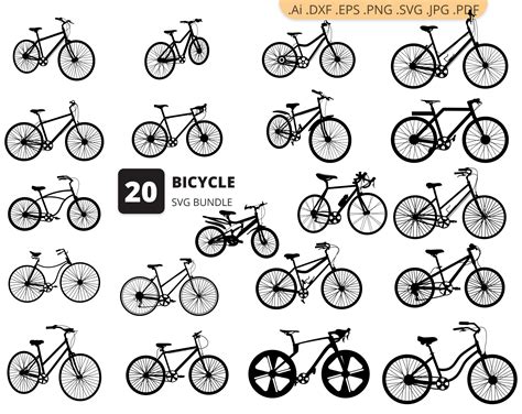 Bicycle Svg Bicycle Bundle Svg Cycling Svg Bicycle Etsy