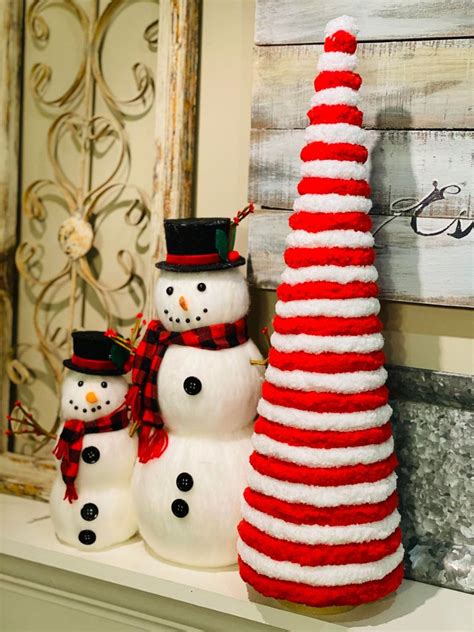 How To Make A Candy Cane Tree With Chunky Yarn My Eclectic Treasures