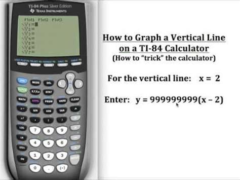 This will clear all data stored in the calculator's memory and reset the device to its factory defaults. How to Graph A Vertical Line on a TI-84 Calculator ...