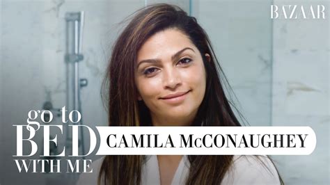 Camila Mcconaugheys Nighttime Skincare Routine Go To Bed With Me Harpers Bazaar Youtube
