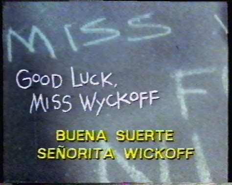 Buena Suerte Miss Wyckoff Adios Señorita 1979 Rarovhs 1979 Donald Pleasence Drama