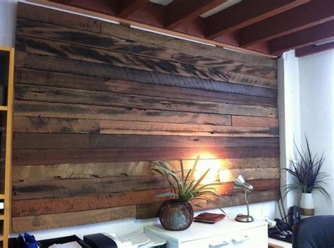 Rustic Feature Wall Panels Recycled Timber In Home And Garden Building